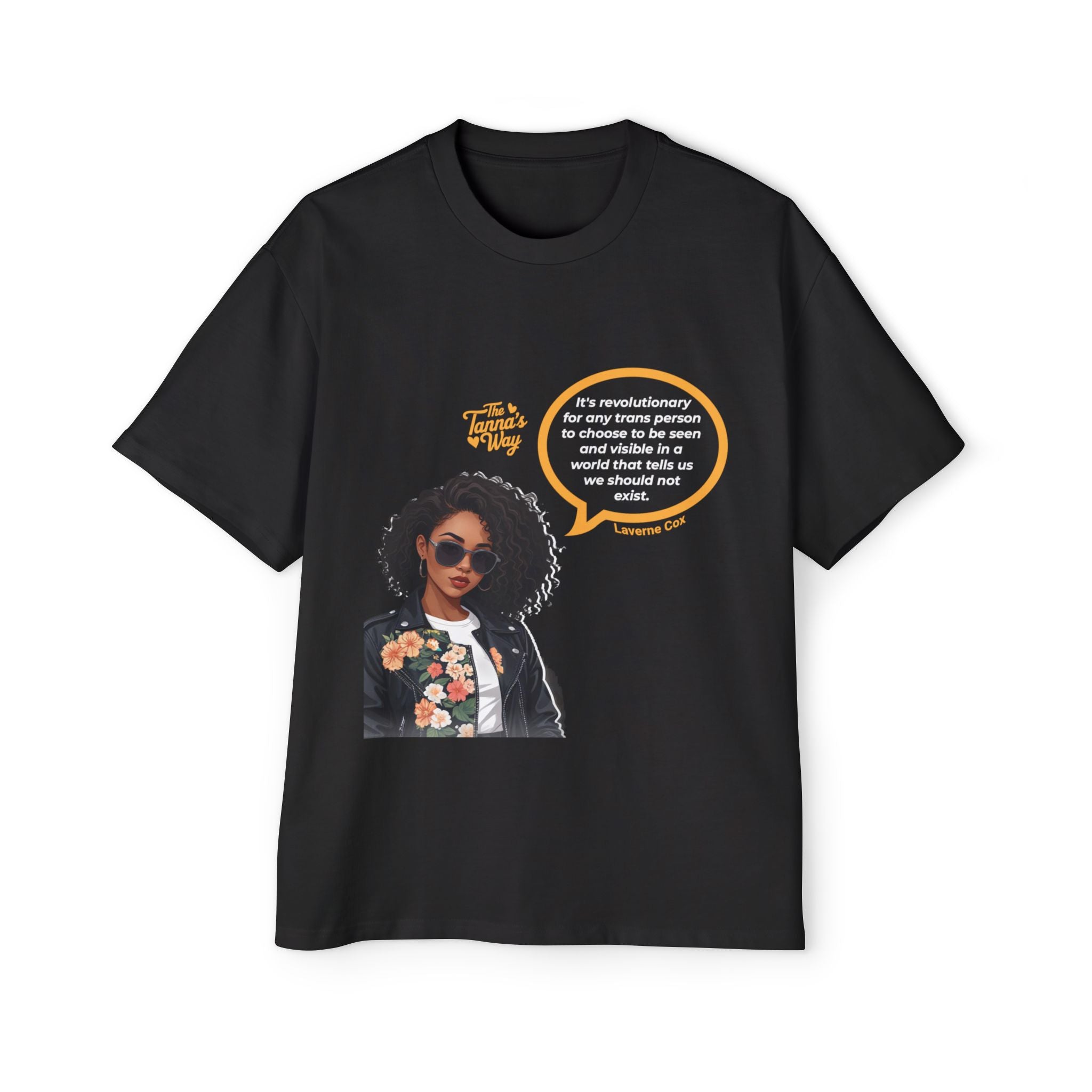 Laverne Cox | Men's Heavy Oversized Tee
